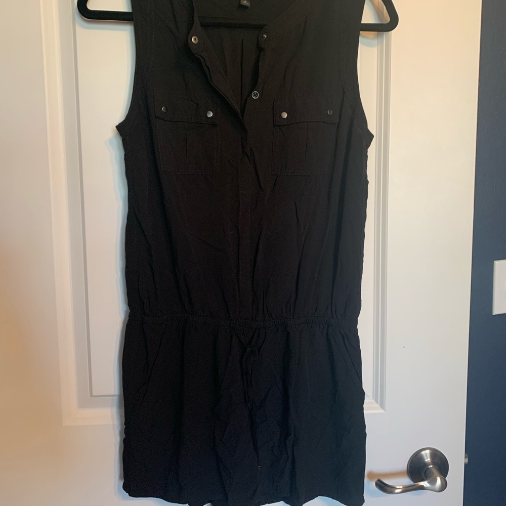 Black romper from banana republic